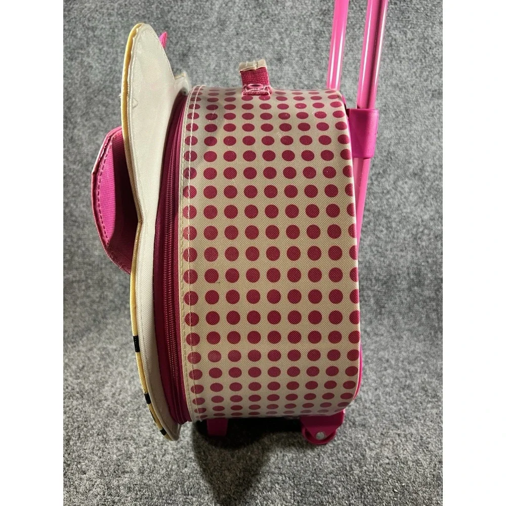 Hello Kitty‎ Face Rolling Vinyl Travel Bag 18x14.5 by Sanrio ***Rare Find ***